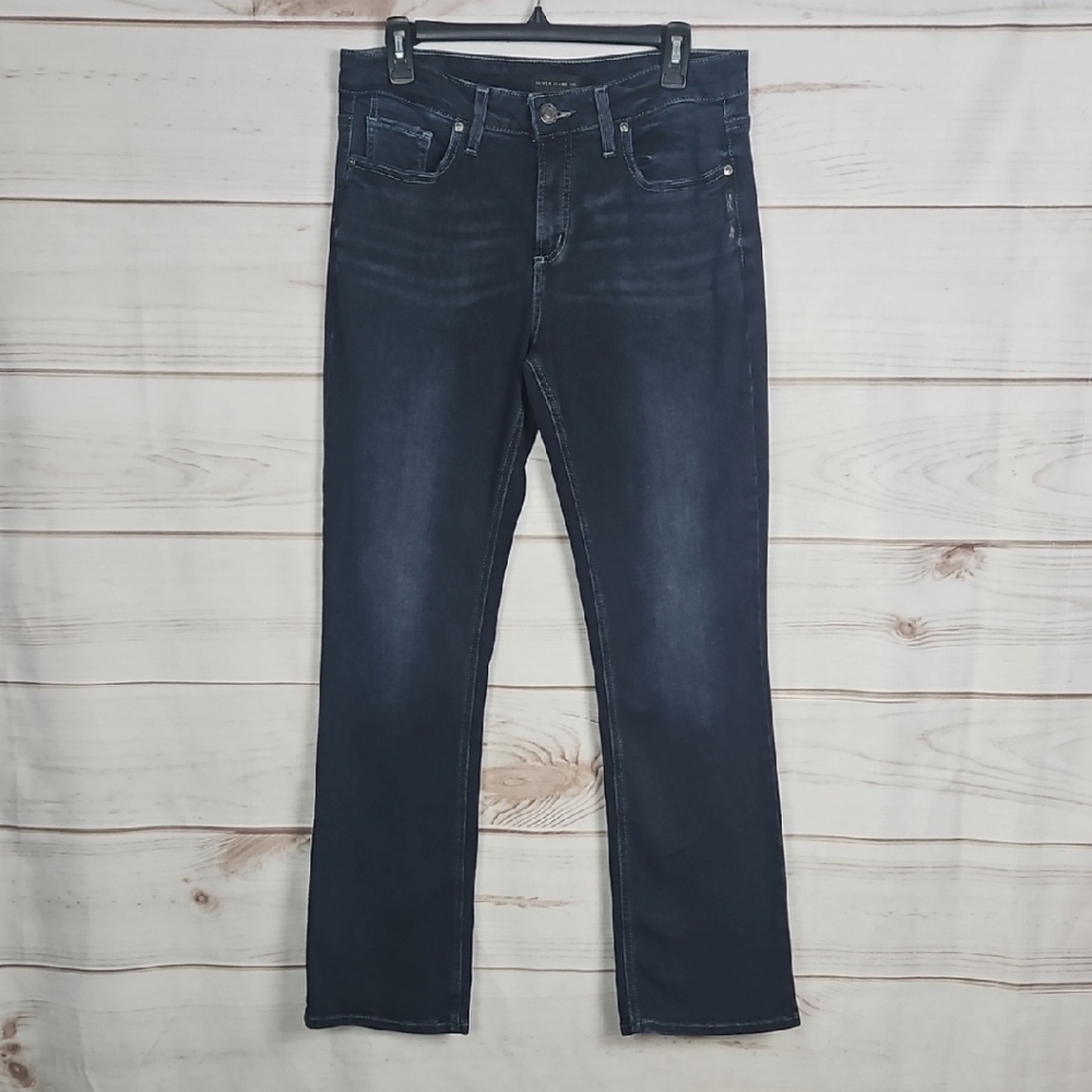 Silver Jeans Suki Slim Boot Cut Dark Wash Denim Jeans - Size 31